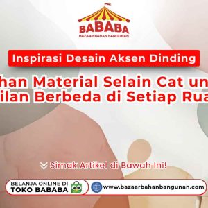 Inspirasi Desain Aksen Dinding. Tampilan dinding dengan aksen modern dan artistik yang menggunakan material selain cat.