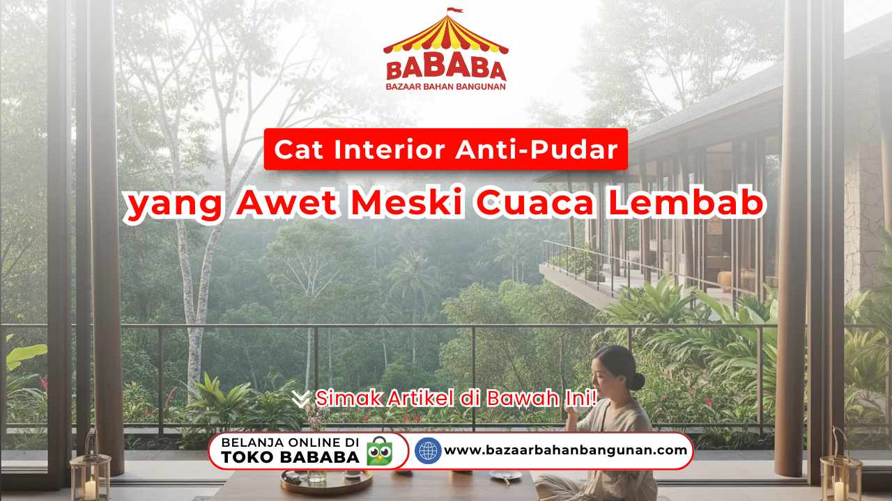 Cat Interior Anti-Pudar yang Awet Meski Cuaca Lembab