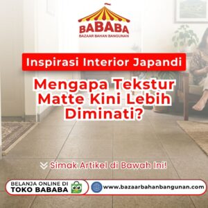 Wanita membaca buku pada artikel Inspirasi Interior Japandi Mengapa tekstur matte diminati di lantai Toko Bazaar Bahan Bangunan Bababa