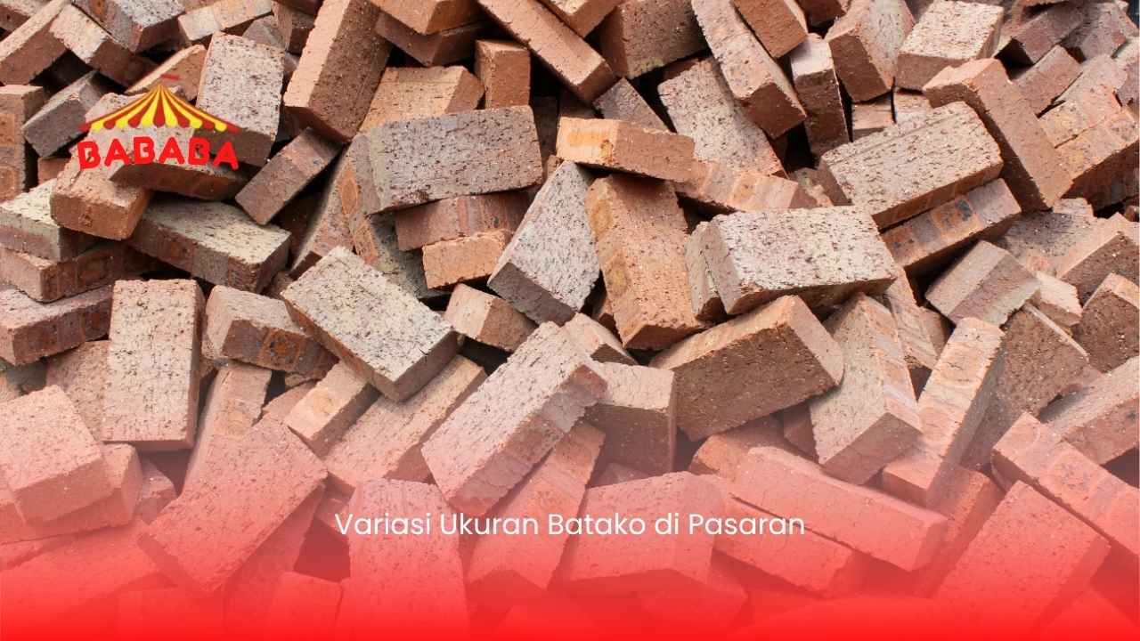 Variasi Ukuran Batako di Pasaran