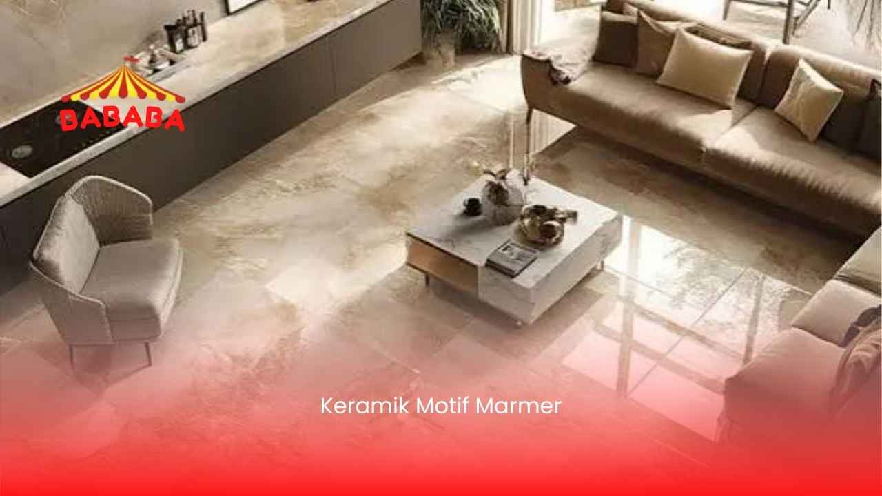 Keramik Motif Marmer