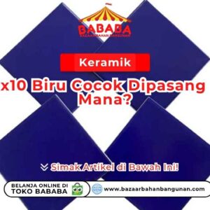 Keramik 10x10 Biru Cocok Dipasang di Mana?