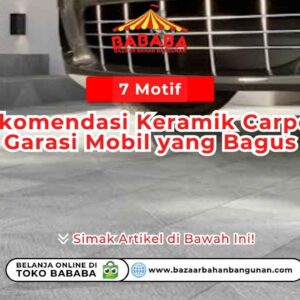7 Rekomendasi Keramik Carport Garasi Mobil yang Bagus