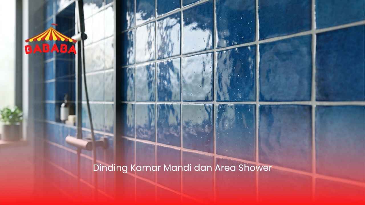 keramik 10x10 biru di kamar mandi