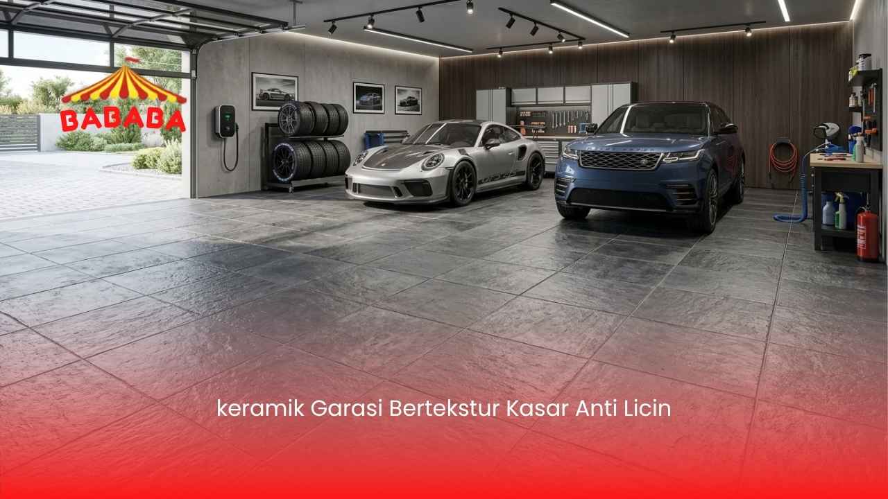 Keramik Garasi Kasar Anti Licin