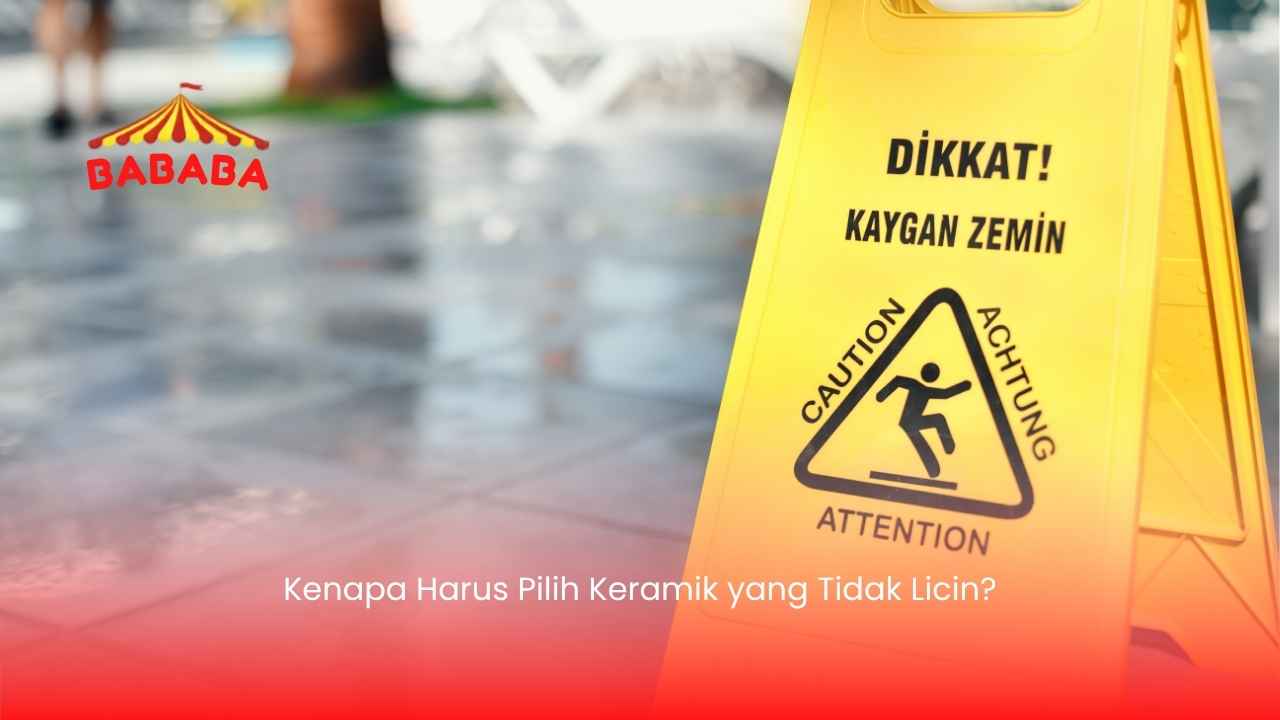 Kenapa Harus Pilih Keramik yang Tidak Licin?