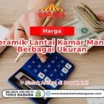 Harga Keramik Lantai Kamar Mandi Berbagai Ukuran