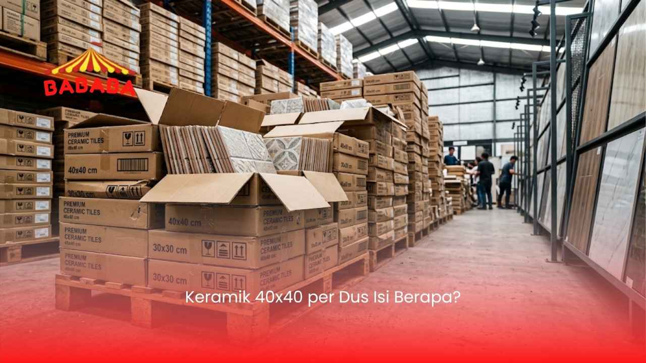 Keramik 40x40 per Dus Isi Berapa?