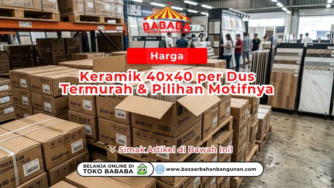 Harga Keramik 40x40 per Dus Termurah & Pilihan Motifnya